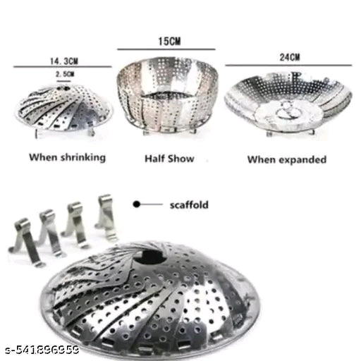 Folding steamer basket