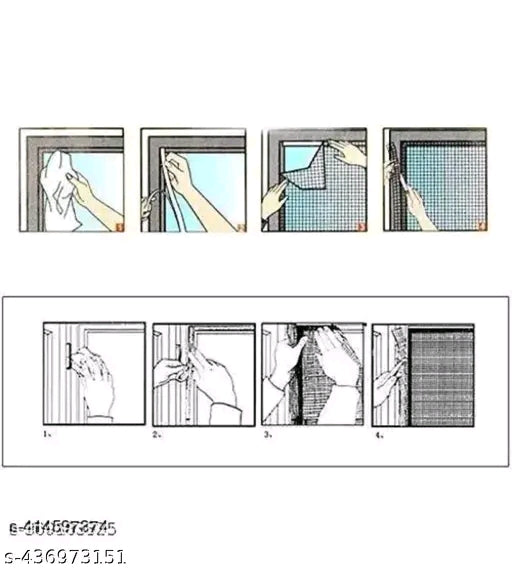 4FT X 5FT WHITE COLOR WINDOW NET