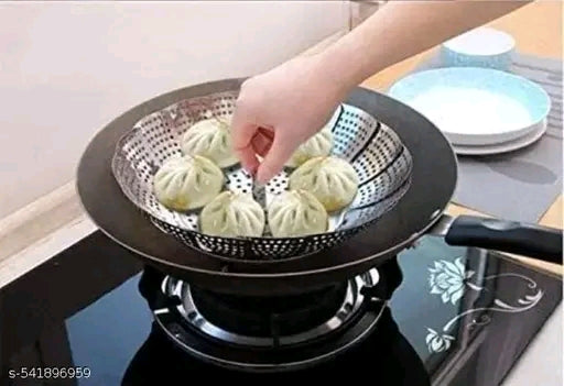 Folding steamer basket